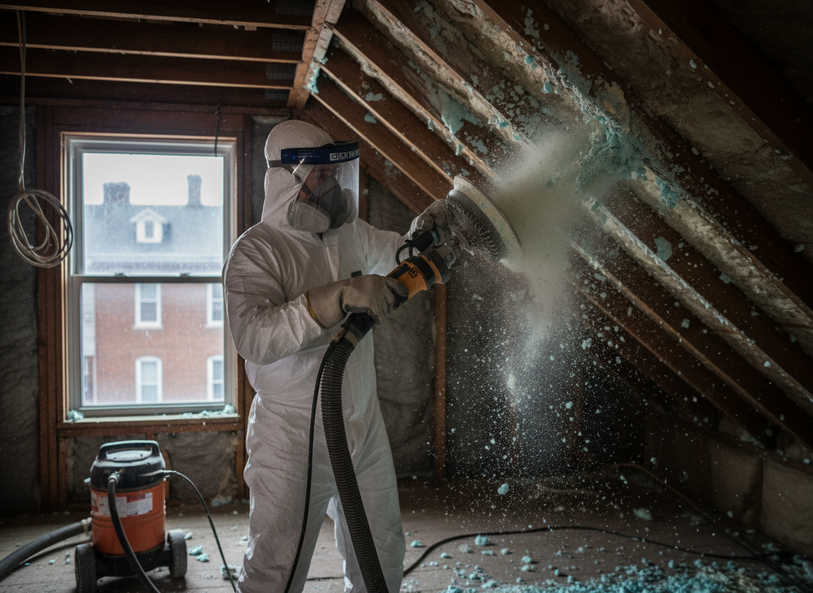 Spray Foam Removal in Harrogate, North Yorkshire HG2