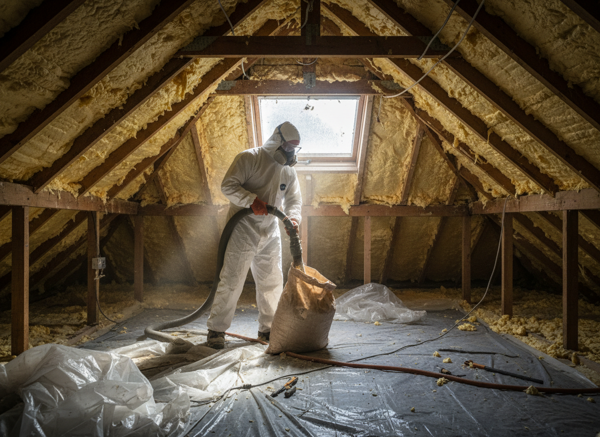 Loft Spray Foam Removal in York, North Yorkshire