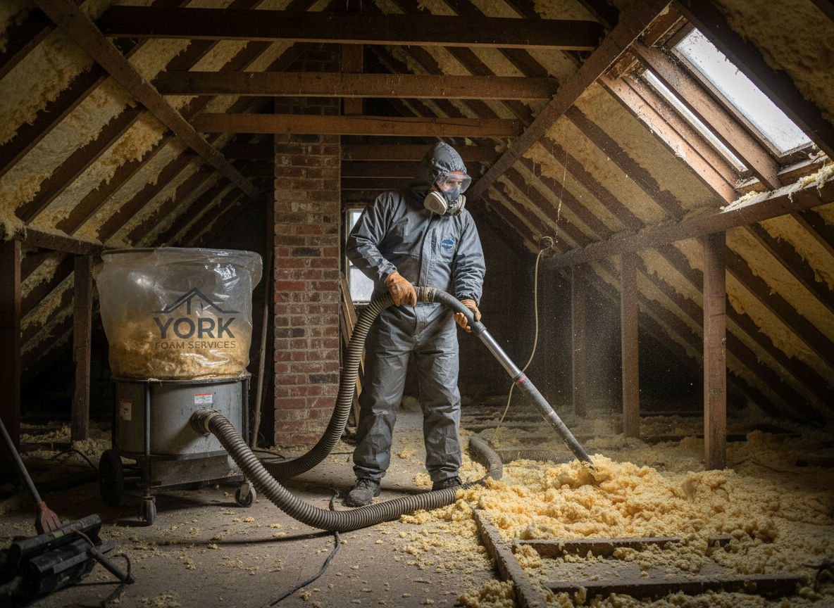 Same Day Spray Foam Removal in York, North Yorkshire