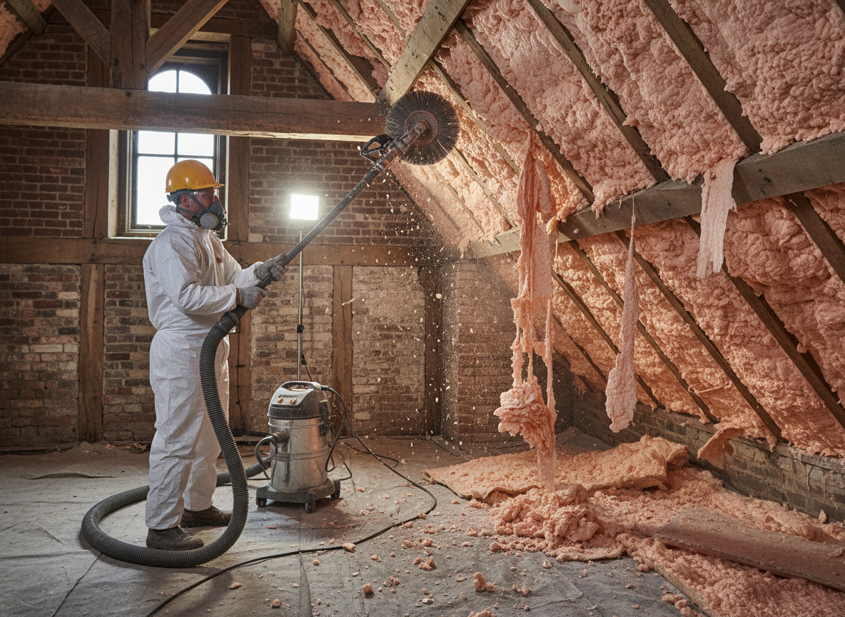 Thermal Spray Foam Removal in York, North Yorkshire